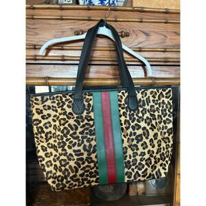 NEW Parker and Hyde, Hair on Hide and Leather Tote